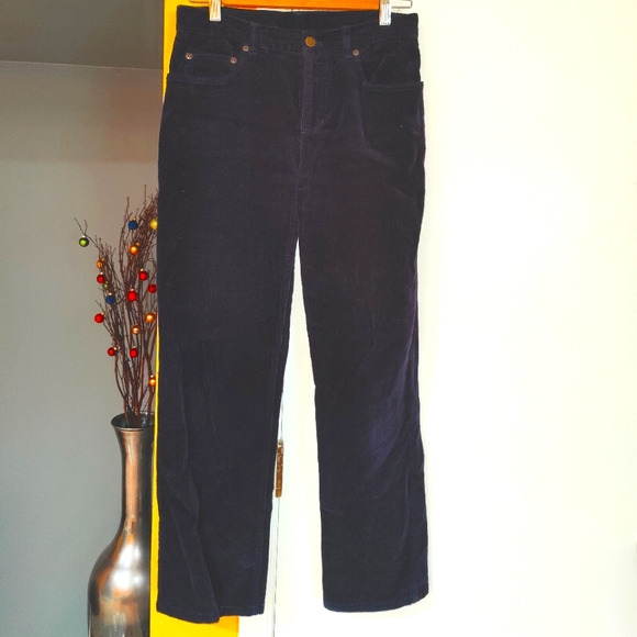 Women's petite Jones New York blue corduroy pants size 4P. - Picture 4 of 7